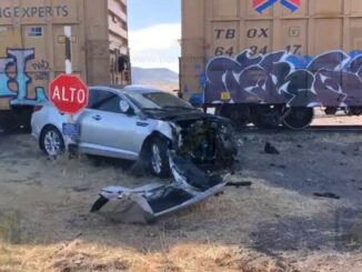 Conductor queda herido tras intentar ganar el paso al tren en la comunidad de El Charco
