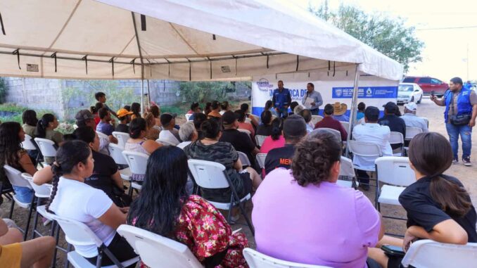 Inaugura JMAS Chihuahua red de drenaje en la colonia Las Cruces