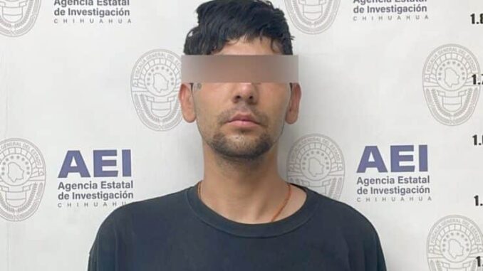 Detiene la AEI a masculino en flagrancia por posesión de drogas en la ciudad de Chihuahua