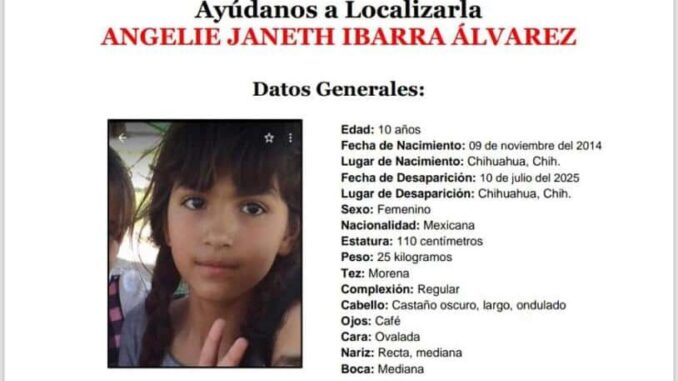 Desaparece niña en la colonia UP