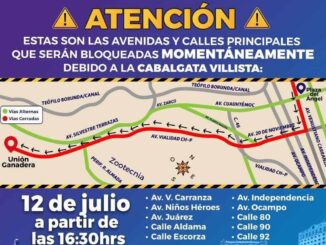 Informa Municipio sobre cierre de calles por Cabalgada Villista 2025