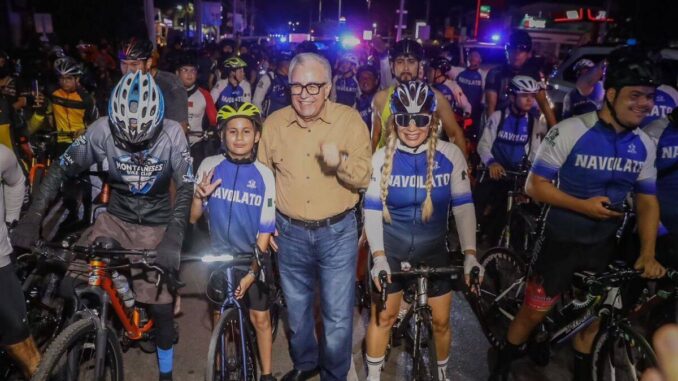 Rubén Rocha encabeza rodada y carrera por la paz y contra las adicciones