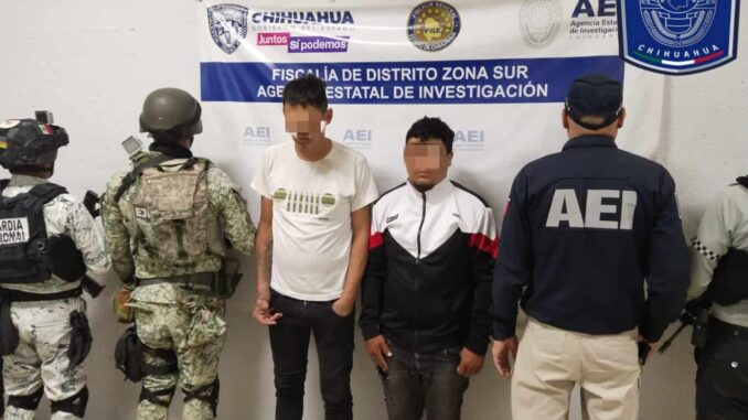 Rescató Célula BOI a paramédicos secuestrados en Chihuahua y detuvo a dos implicados