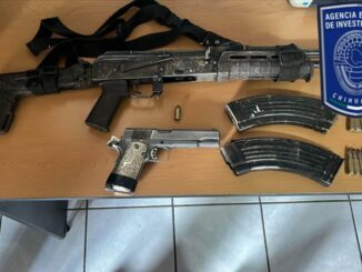 Aseguró AEI armas de fuego en Guachochi