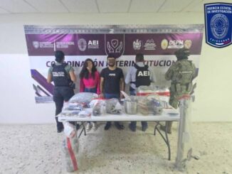 Fiscalía Zona Centro detiene a dos personas y asegura narcóticos en cateo