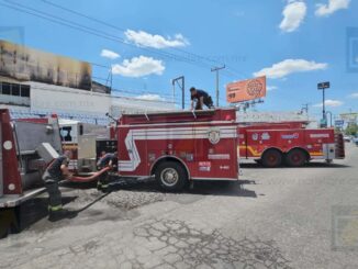 Se registra incendio en bodega de Paseos de Chihuahua