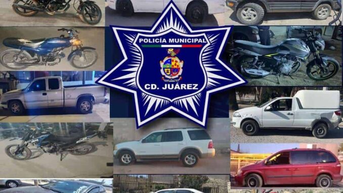 Recuperan 6 vehículos con reporte de robo