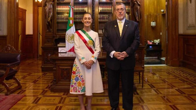 Sheinbaum confirma reunión con presidente de Guatemala la próxima semana