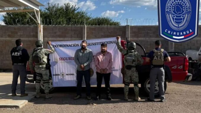 Detiene Célula BOI a dos sujetos por posesión de narcóticos y arma de fuego en Parral