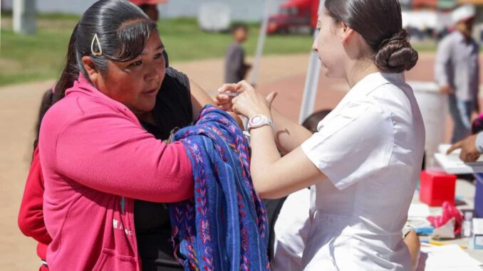 Refuerza estado vacunación contra el sarampión en la Sierra Tarahumara