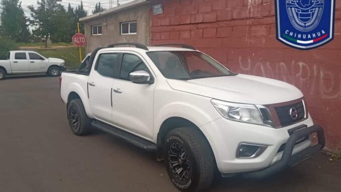 Recupera AEI en Parral dos camionetas con reporte de robo en la ciudad de Chihuahua