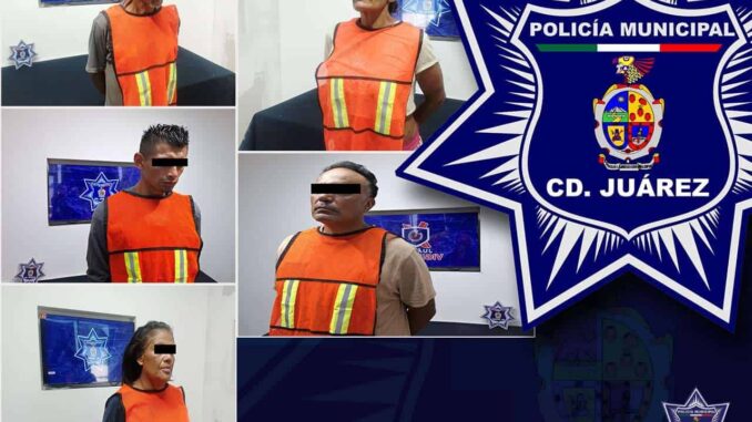 Detienen a cinco prófugos de la justicia