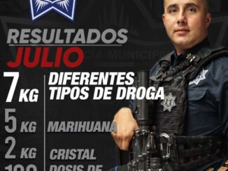 Detiene Policía Municipal a 122 narcomenudistas en Julio