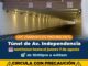 Continúa Municipio trabajos de pintura en túnel de la avenida Independencia