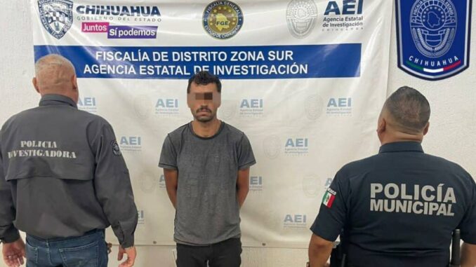 Detiene AEI y Policía Municipal a presunto violentador familiar en Parral