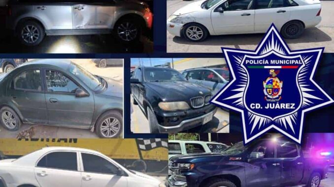 Recuperan siete vehículos con reporte de robo