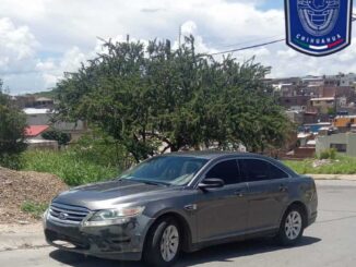 Recupera AEI automóvil momentos después que se reportó su robo en Parral