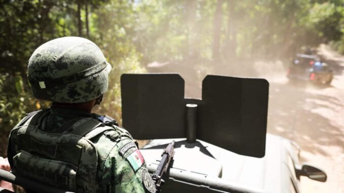 Detienen a 10 y aseguran armas y droga