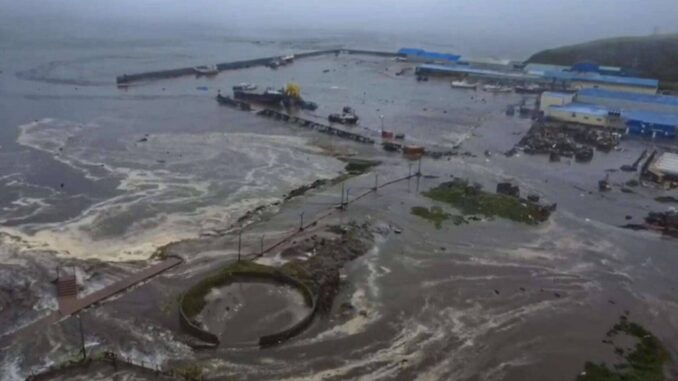 Rusia detectan olas de 3-4 metros en Kamchatka tras sismo