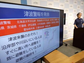 Alerta de tsunami en Japón deja interrupciones en el transporte
