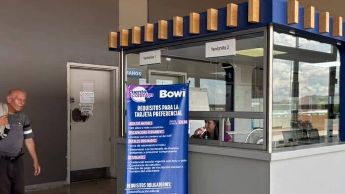Informa Bowí reanudación de servicio en los módulos de credencialización