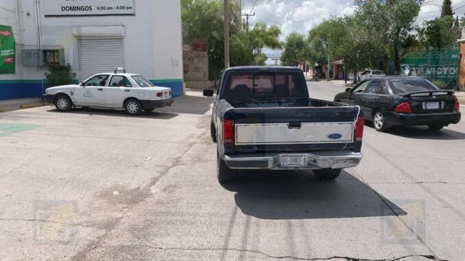 Chocan a motociclista en Independencia y 20 de Noviembre