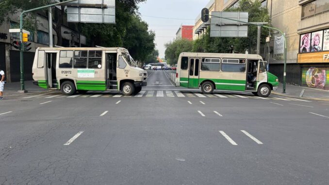 comerciantes y transportistas tomarán las calles de la CDMX