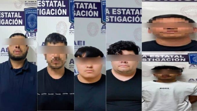 Presentan a 6 integrantes de «Los Cabrera» capturados en la capital