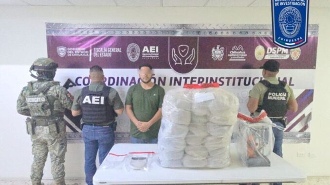 Fiscalía Zona Centro detiene a persona y asegura estupefacientes en cateo