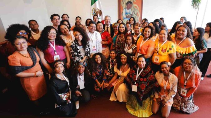 SRE reafirma compromiso con mujeres afrodescendientes