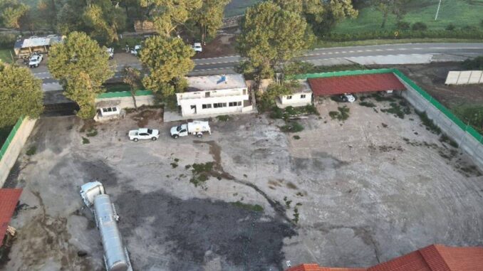 Aseguran bodega de huachicol en Tres Marías, Morelos