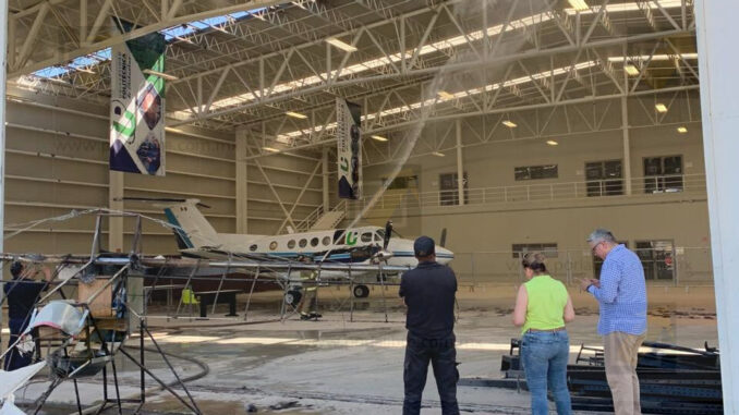 Se incendia hangar de prácticas de la Universidad Politécnica