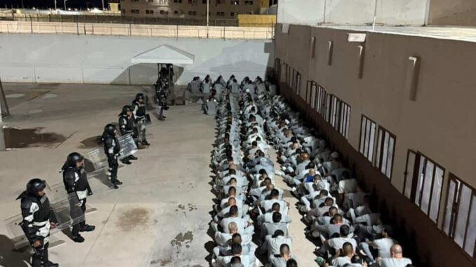 Realizan revisión al interior del Cereso de Aquiles Serdán