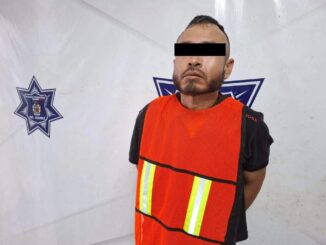Golpea y amenaza a su pareja con una pistola, lo detienen