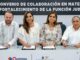 Quintana Roo firma convenio de colaboración con jueces electos