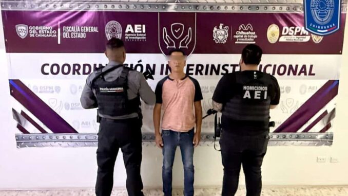 Capturan a presunto implicado en homicidio registrado en el mes de junio