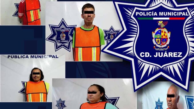 Arrestan a cinco por violencia familiar