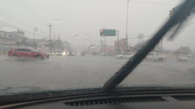 Reporte de incidencias por lluvias en las últimas horas en la entidad