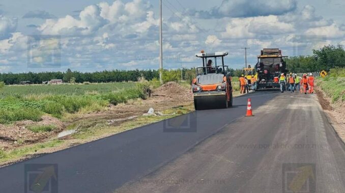Rehabilita Estado carretera Meoqui–Rosales–Presa Fco. I. Madero