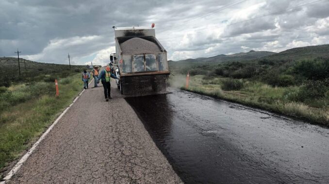 Comienza SCOP trabajos de mantenimiento en la carretera Camargo – Ojinaga