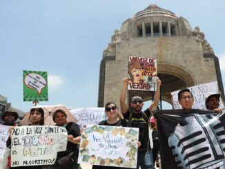 Artistas protestan en la CDMX; exigen regulación para proteger las voces ante clonación con IA