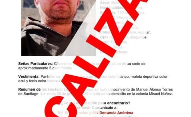 Localizan a hombre que se ausentó en la colonia Misael Núñez de Chihuahua