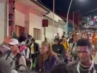 Sale nueva caravana migrante de Tapachula, Chiapas