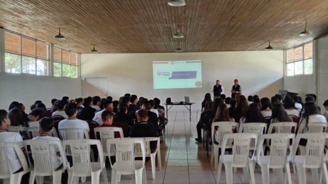 Imparte FGE Zona Sur platicas de prevención del delito en escuelas de Guachochi