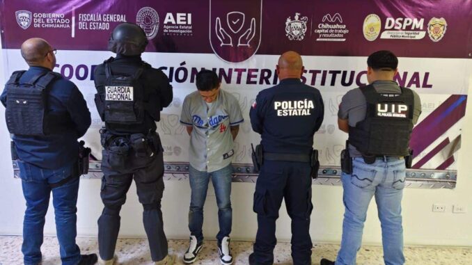 Operativo conjunto detiene a hombre con cristal y arma de fuego en colonia División del Norte