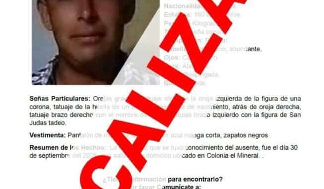 Localizan a hombre con reporte de ausencia en colonia El Mineral II en Chihuahua
