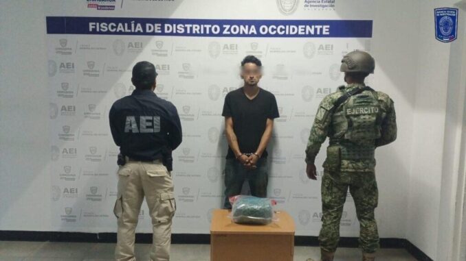 Detiene operativo conjunto a tres hombres por delitos contra la salud