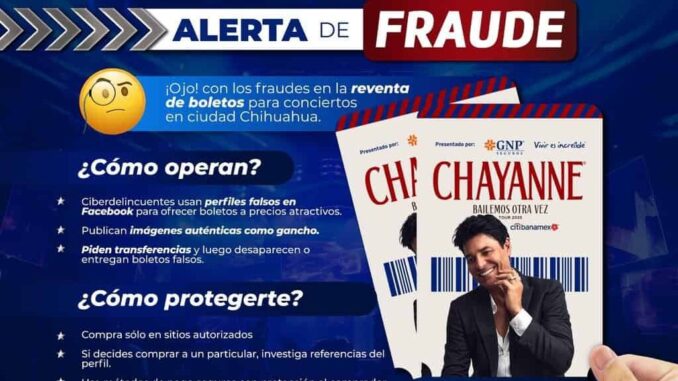 Alerta Policía Municipal por posibles fraudes en compra de boletos de reventa para conciertos