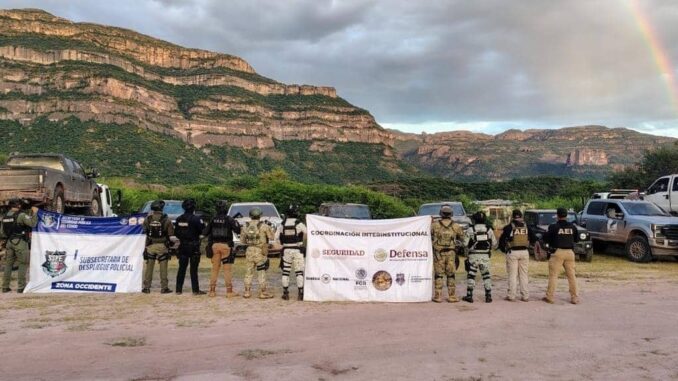 A disposición de FGE vehículos asegurados por célula BOI a célula criminal en Moris