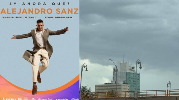 Si vas al concierto de Alejandro Sanz, lleva paraguas, ponchos o rompevientos por posibles lluvias: Protección Civil Municipal